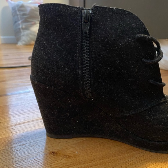 Wedge lace up booties - Picture 4 of 4